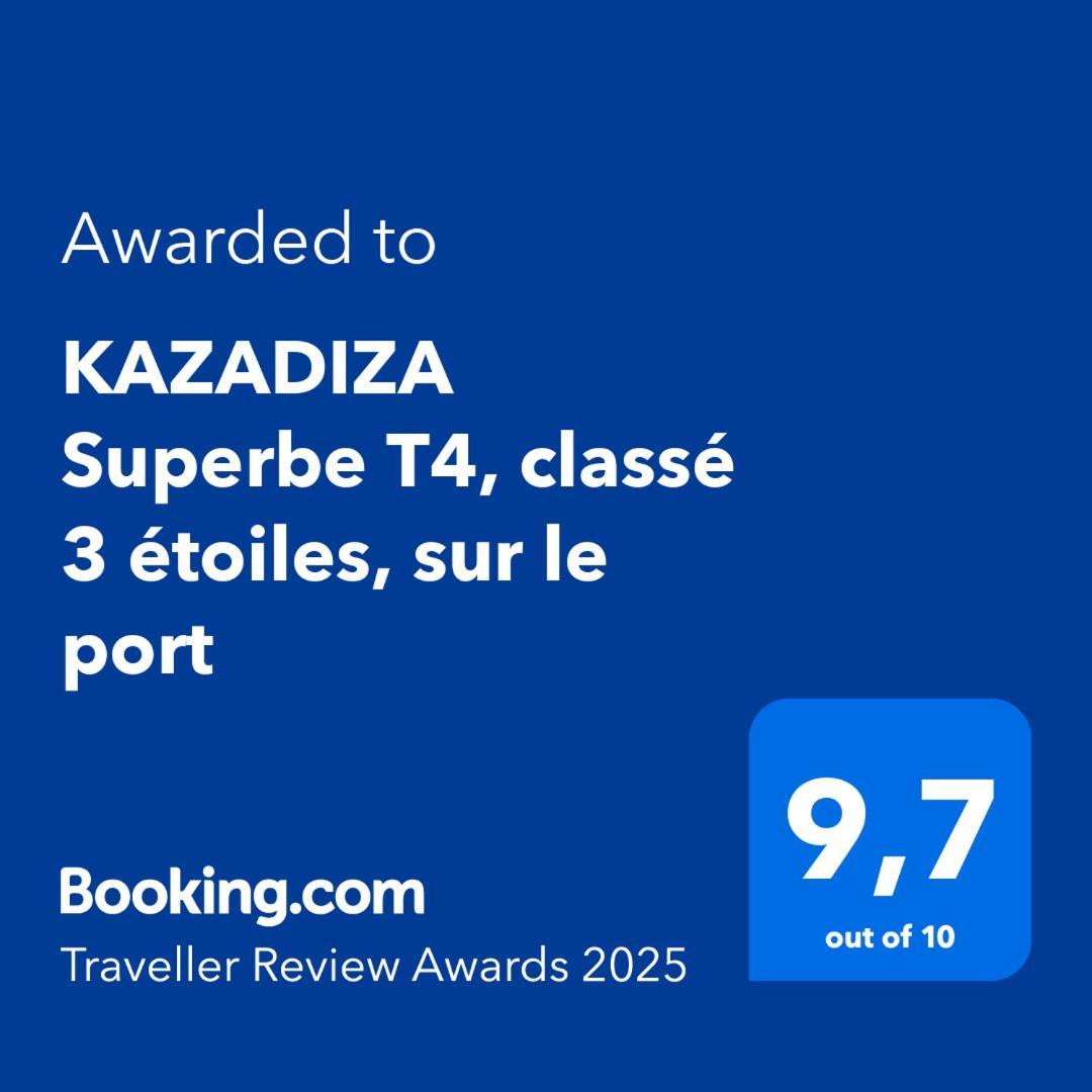 Kazadiza Superbe T4, Classe 3 Etoiles, Sur Le Port Порт Вендрес Екстериор снимка